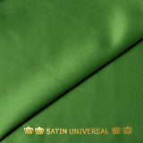 Satin mat toucher soie vert sapin