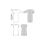 Patron Burda 6322- Robe facile à coudre