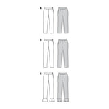Patron Burda n°6072 : pantalon super facile