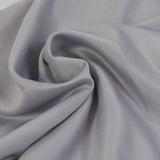Satin mat touché soie gris perle