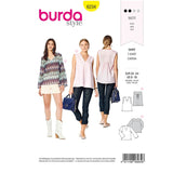 Patron Burda n°6234 : Blouse – top – encolure en V