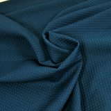 Jersey nid d'abeille bleu canard