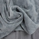 Tissu éponge bambou gris foncé vendu au mètre