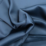 Satin viscose marine
