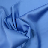 Satin viscose bleu charrette