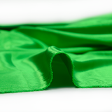 Satin Polyester uni vert prairie