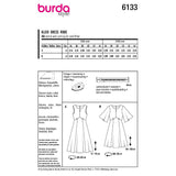 Patron Burda n°6133: Robe