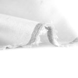 Lin viscose lavé uni blanc