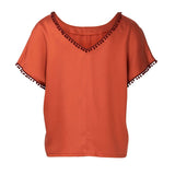 Patron Burda n°6204 : T-shirt façon blouse
