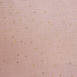 Double gaze nude confettis doré