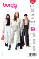 Patron Burda n°5960 : Pantalon