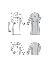 Patron Burda n°5984 : Veste et Manteau