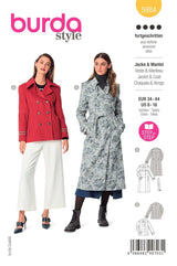 Patron Burda n°5984 : Veste et Manteau
