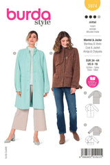 Patron Burda n°5974 : Manteau & Veste