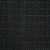 Tweed Emma lurex polyester fond noir