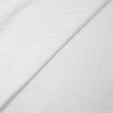 100% Coton lavé blanc