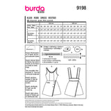 Patron Burda kids n°9198 : Robe