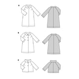 Patron Burda n°5688 : Manteau