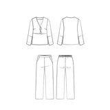 Sigh pajama sewing pattern