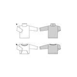 Patron Burda n°5710 : Pull