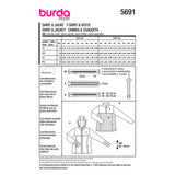 Patron Burda n°5691 : Veste & T-shirt