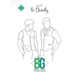 Patron de couture Homme : Gilet le Dandy