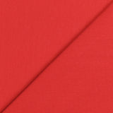 Jersey french terry coton Bio rouge
