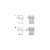 Patron Burda kids n°9201 : Robe