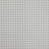 Piqué de coton imprimé carré gris