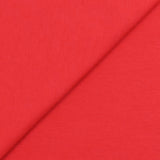 Jersey coton Bio rouge