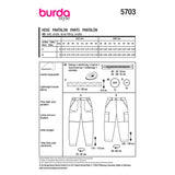 Patron Burda n°5703 : Pantalon
