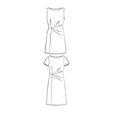Patron de couture robe drapée TWIST