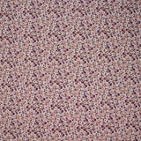 Coton imprimé s'épanouir violet, rose et blanc