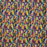 Coton imprimé taches multicolore