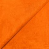 Tissu éponge bambou orange vendu au mètre