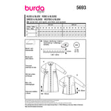 Patron Burda n°5693 : Robe & blouse