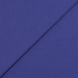 Jersey french terry coton Bio bleu indigo