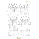 Patron de couture Blouse-Robe ZELIE