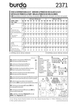 Patron n°2371 : Déguisement de Sorcière, Princesse ou Fée