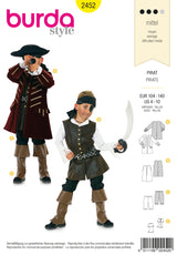 Patron n°2452 : Déguisement Pirate