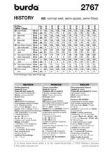 Patron n°2767 : Déguisement Costume des années 1848