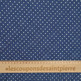Matelassé Chambray printed pea