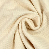 Double side fabric honeycomb sponge ecru bamboo per meter