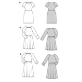 Patron Burda n°5708 : Robe