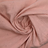 Doble gasa bordada bordada lolita rosa