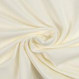 Jersey french terry organic white cotton broken
