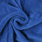 Tissu éponge bambou bleu roi vendu au mètre