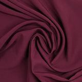 Crêpe de polyester lourd Madeleine prune