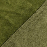 Olive green bamboo sponge fabric sold per meter
