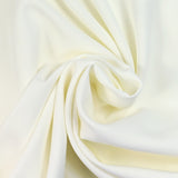 Crepe de poliéster pesado Madeleine White